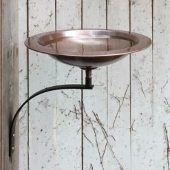 Achla Classic II Bird Bath With Wall Bracket Standing Bird Baths