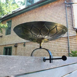 Achla African Daisy Bird Bath With Over Rail Bracket 8 Achla African Daisy Bird Bath With Over Rail Bracket