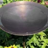 Standing Bird Baths Burnt Copper Colored Metal Bird Bath And Stake By Achla Designs