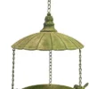 Esschert Design Hanging Feeders Aged Metal Green Hanging Bird Feeder