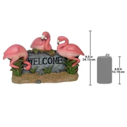 Design Toscano Pink Flamingo Welcome Statue Lawn & Garden