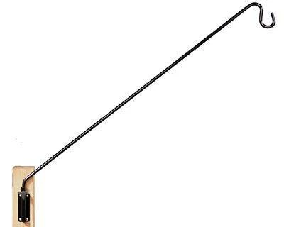 Green Esteem Extended Reach Wall Bracket, Black, 37" Bird House Accessories 3 Green Esteem Extended Reach Wall Bracket, Black, 37" Bird House Accessories