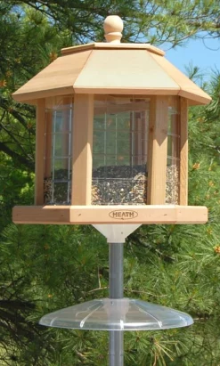 Heath Mfg Post / Pole Mounted Feeders Le Grande Gazebo Bird Feeder Combo