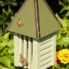 Butterflies Heartwood Flutterbye Butterfly House & Pole, Celery