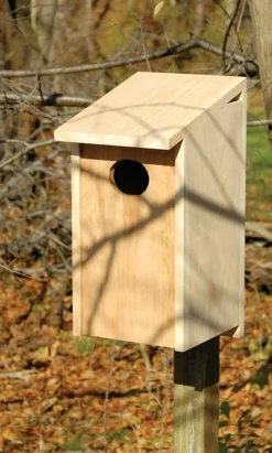 Heartwood Joy Box Wood Duck House Post / Pole Mounted Houses