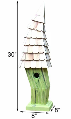 Post / Pole Mounted Houses Heartwood Birdiwampus Bird House, Citrus