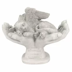 Design Toscano Lawn & Garden In God's Hands Cat Memorial Statue