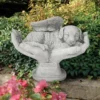 Design Toscano In God's Hands Dog Memorial Statue