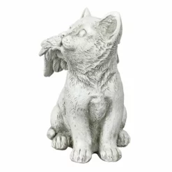 Design Toscano Loving Friend, Memorial Pet Cat Statue