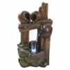 Design Toscano The Cascading Urns Of Ravello Illuminated Garden Fountain Lawn & Garden