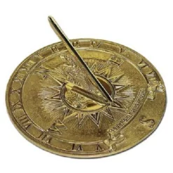 Rome Industries Nautical Polished Brass 8.5" Sundial Lawn & Garden
