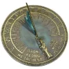 Rome Industries Father Time Brass Verdigris 11.125" Sundial 2 Rome Industries Father Time Brass Verdigris 11.125" Sundial