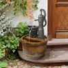 Design Toscano Lawn & Garden Cistern Well Pump Barrel Garden Fountain