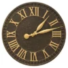 Whitehall Products Geneva Aged Bronze 16" Aluminum Wall Clock Lawn & Garden