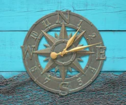 Whitehall Products Lawn & Garden Compass Rose Bronze Verdigris 16