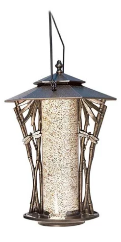 Whitehall Products Hanging Feeders Silhouette French Bronze Colored Bird Feeder