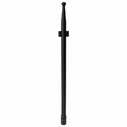 Bird Bath Accessories Achla Black Birding Pole Top Section With Two Holders, 28"