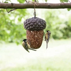 Esschert Design Hanging Feeders Acorn Mesh Bird Feeder