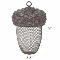 Esschert Design Hanging Feeders Acorn Mesh Bird Feeder