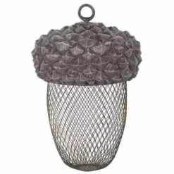Esschert Design Hanging Feeders Acorn Mesh Bird Feeder