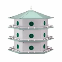 Heath Mfg Post / Pole Mounted Houses Aluminum 18-Room Deluxe Purple Martin House