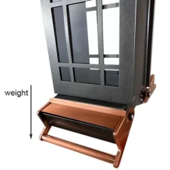 Woodlink Audubon Copper Colored Top Chateau Squirrel Resistant Bird Feeder Hanging Feeders