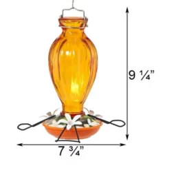 Woodlink Audubon Fluted Glass Oriole Feeder