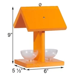Woodlink Audubon Going Green Oriole Feeder With Fruit Dishes