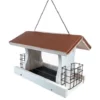 Woodlink Audubon Nantucket White Coppertop Ranch Feeder With Suet Cages
