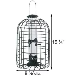 Woodlink Cage Feeders Audubon Squirrel-Resistant Caged Tube Bird Feeder
