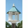A Wing And A Prayer Decorative Feeders Azalea Bird Feeder With Verdigris Roof