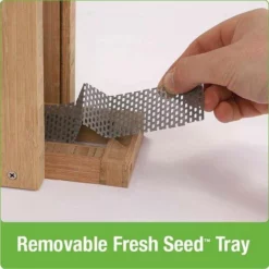 Nature's Way Hanging Feeders Bamboo Vertical Wave Hopper Bird Feeder