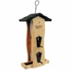 Nature's Way Hanging Feeders Bamboo Vertical Wave Hopper Bird Feeder