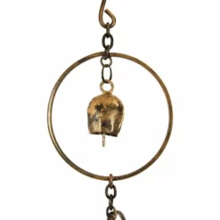 Ancient Graffiti Lawn & Garden Bell Rain Chain, Copper