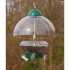 Droll Yankees Big Top Squirrel Resistant Green Bird Feeder