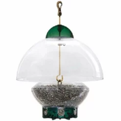 Droll Yankees Big Top Squirrel Resistant Green Bird Feeder