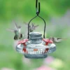 Parasol Bloom Hummingbird Feeder, Clear