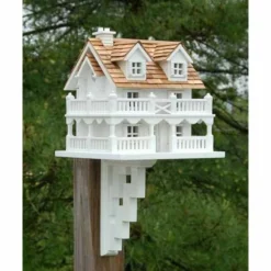 Home Bazaar Cape Cod Bird House With Bracket