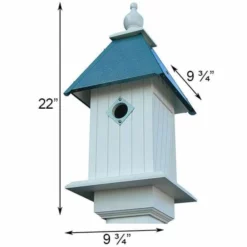 A Wing And A Prayer Decorative Houses Cathedral Bird House With Verdigris Roof