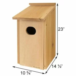 Woodlink Cedar Duck House Post / Pole Mounted Houses