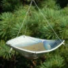 Anthony Stoneware Ceramic French Blue Small Bird Bath
