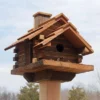 Bird In Hand Conestoga Log Cabin Bird House