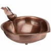 Achla Copper Colored Heart Shaped Bird Bath 1 Achla Copper Colored Heart Shaped Bird Bath