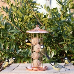 Esschert Design Copper Colored Suet Ball Feeder