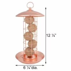 Esschert Design Copper Colored Suet Ball Feeder