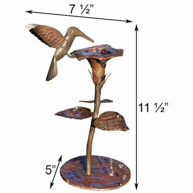 Ancient Graffiti Deck Mounted Bird Baths Copper Hummingbird Dripper Fountain 4 Ancient Graffiti Deck Mounted Bird Baths Copper Hummingbird Dripper Fountain