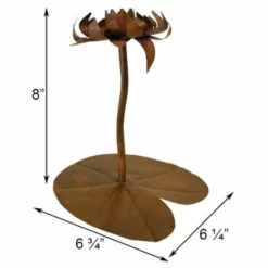 Ancient Graffiti Copper Lotus Dripper Fountain Ground Bird Baths