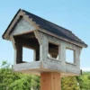 Bird In Hand Post / Pole Mounted Feeders Covered Bridge Bird Feeder
