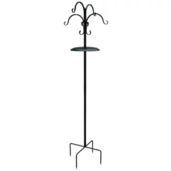 Panacea Products Bird Feeder Accessories Deluxe Bird Black Feeding Station Kit, 7'9"