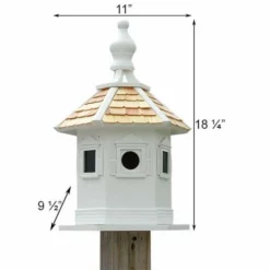 Home Bazaar Decorative Houses Enchantment White Bird House